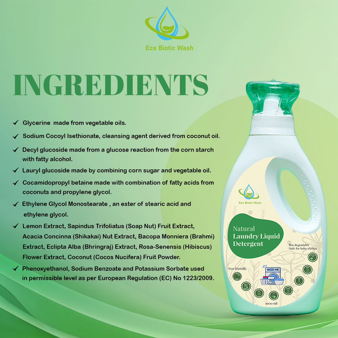 Natural Laundry Liquid Detergent